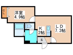 ルミエ－ル栄町南の物件間取画像